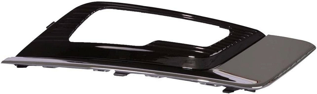 Fog Lamp Bezel Front Passenger Side Ptd Glossy Black Exclude Sport For Ford - FO1039168