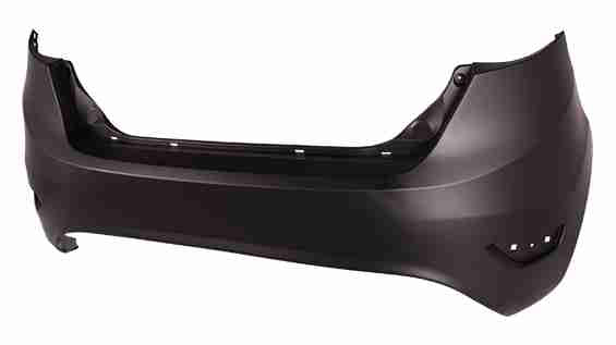 Bumper Rear Primed Without Sensor Hole(But Marked To Cut) Exclude St Model Capa For Ford - FO1100701C