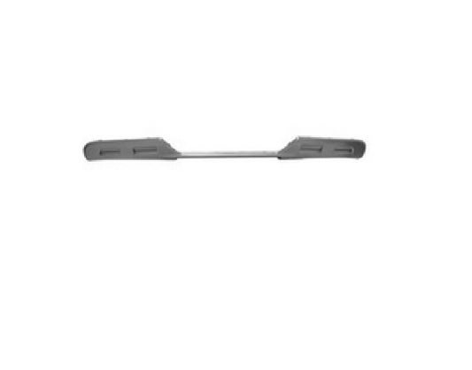 Valance Rear Lower Gloss Silver Without Exhaust Holes For Ford - FO1195165