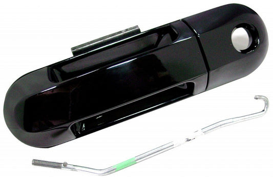 Door Handle Front Driver Side Outer Smooth With Keyhole Ptm For Ford - FO1310138