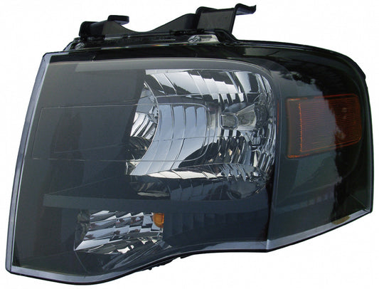 Head Lamp Driver Side Black Bezel Capa For Ford - FO2502227C