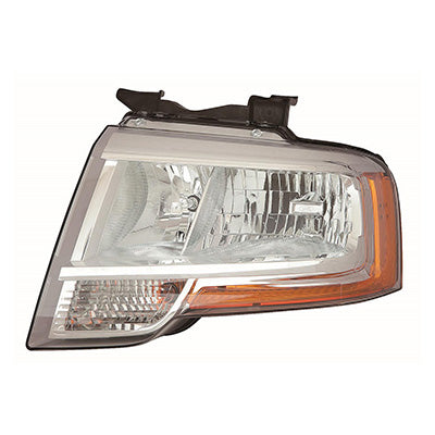 Head Lamp Driver Side Without Projector/Complex Reflector Blackout High Qualityreturn Restricted - Final Sale - No Warranty Coverage For Ford - FO2502346