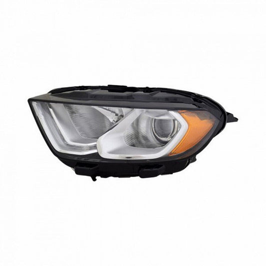 Head Lamp Driver Side Halogen Chrome Housing With Drl High Qualityreturn Restricted - Final Sale - No Warranty Coverage For Ford - fo2502376