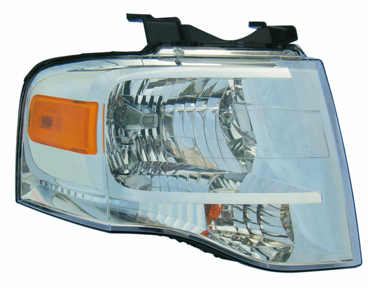 Head Lamp Passenger Side Chrome Bezel Capa For Ford - FO2503226C