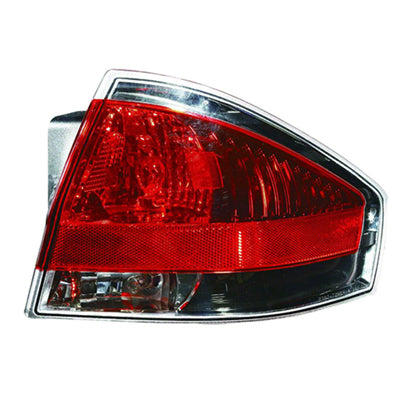 Tail Lamp Passenger Side With Dark Smoked Chrome Trim Cpe/Ses Sdn High Quality For Ford - fo2801218