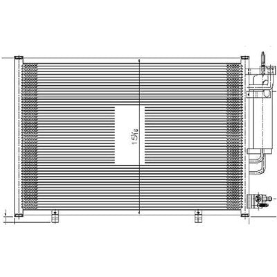 Condenser (3881) With Receiver Drier For Ford - FO3030228