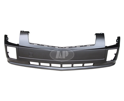 Bumper Front Without Head Lamp Washer Hole Sports Upper/Lower 1 Piece Primed Capa For Cadillac - GM1000696C