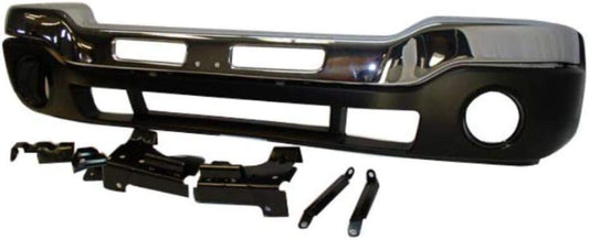 Bumper Lower Front Matte-Black With Fog Lamp Hole For Gmc - GM1000800