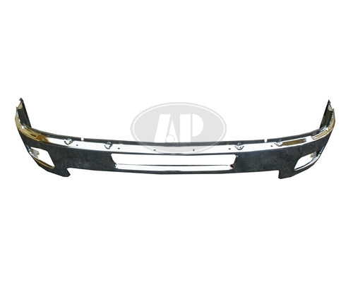 Bumper Front With Fog Lamp Hole Chrome Steel For Chevrolet - GM1002837