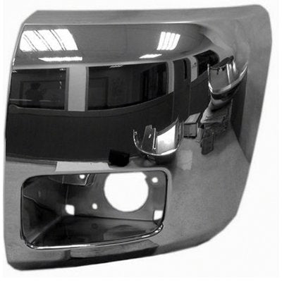 Bumper End Front Driver Side Chrome With Fog Lamp Hole 1500/Hyb For Chevrolet - GM1004156