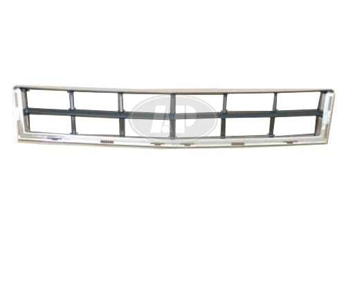 Grille Lower Center (Bumper Grille) Matte-Dark Gray With Chrome Moulding For Cadillac - GM1036129