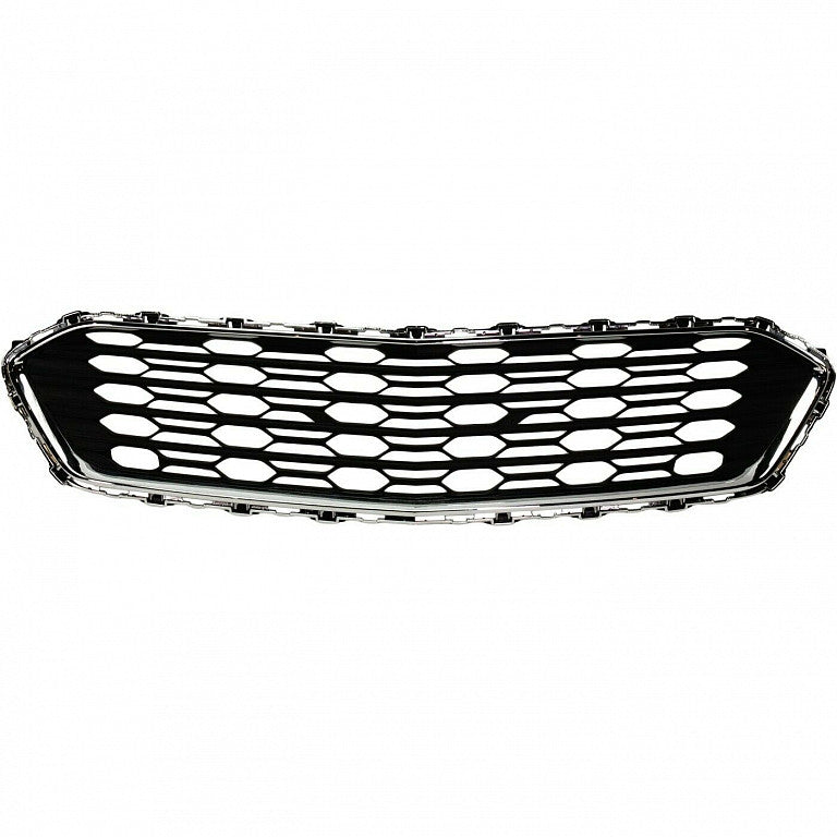 Grille Center Black With Chrome Moulding Without Rs-Pkg Ls/Lt/L Models For Chevrolet - GM1036174