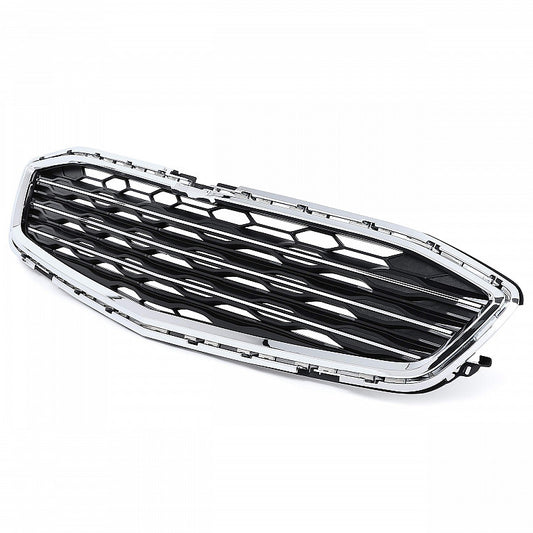 Grille Center Matte Black With Chrome Bars/Chrome Surround For Chevrolet - GM1036188