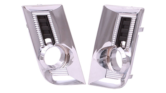 Fog Lamp Bezel Front Driver Side Chrome Exclude Denali For Gmc - GM1038123