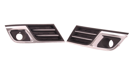 Fog Lamp Bezel Front Driver Side Matte Black With Chrome Moulding/Trim Ltz Model For Chevrolet - GM1038150