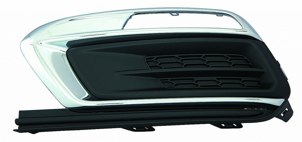 Fog Lamp Cover Front Driver Side Black With Chrome Trim Exclude Rs Sport For Chevrolet - GM1038184