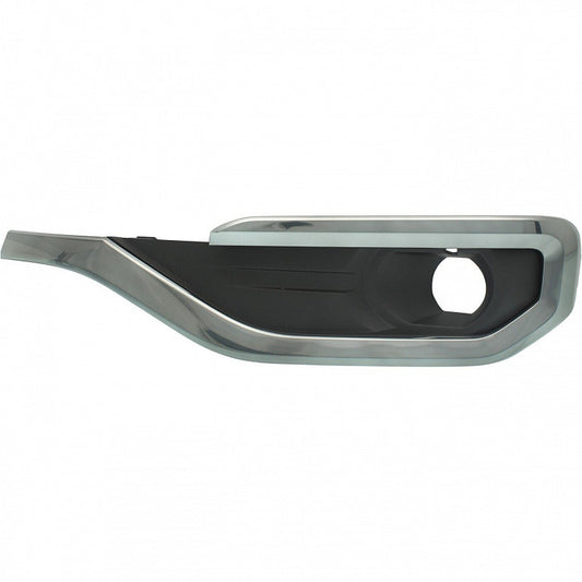 Fog Lamp Bezel Front Driver Side With Smoked Chrome Molding For Gmc - GM1038208