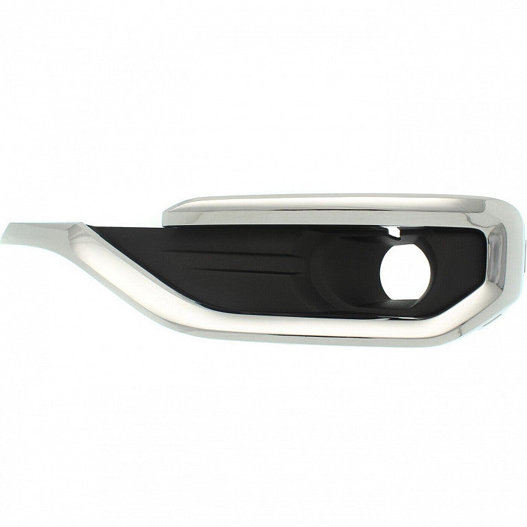 Fog Lamp Bezel Front Driver Side With Chrome Molding Exclude All-Terrain Package For Gmc - GM1038209