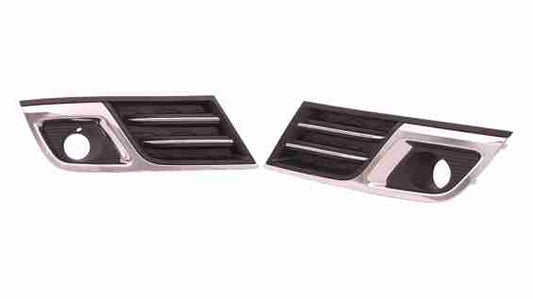 Fog Lamp Bezel Front Passenger Side Matte Black With Chrome Moulding/Trim Ltz Model For Chevrolet - GM1039150
