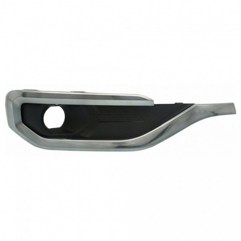Fog Lamp Bezel Front Passenger Side With Smoked Chrome Molding For Gmc - GM1039208
