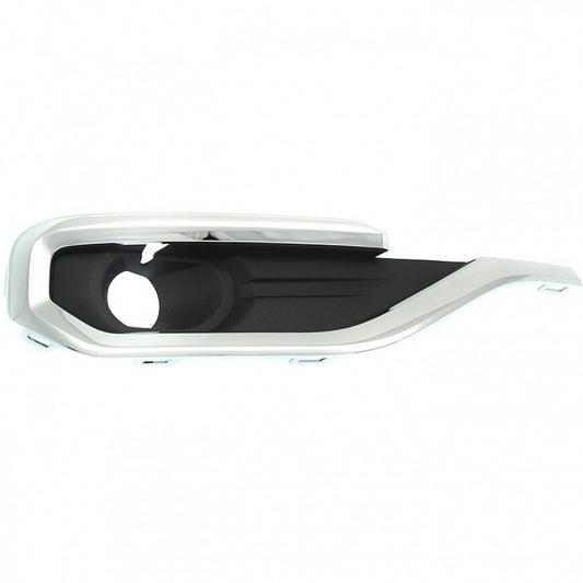 Fog Lamp Bezel Front Passenger Side Chrome Molding Exclude All-Terrain Package For Gmc - GM1039209