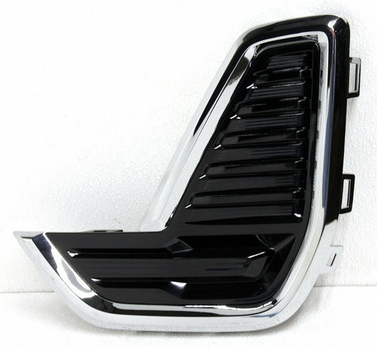 Fog Lamp Bezel Front Passenger Side Gloss Black With Chrome For Gmc - GM1039250