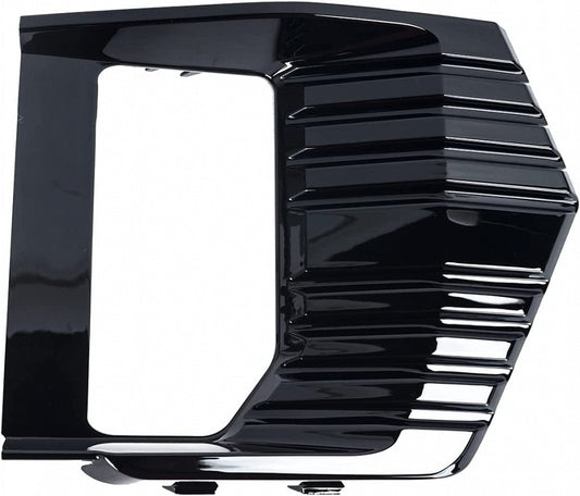Fog Lamp Bezel Front Passenger Side Ptd Black Without Molding Exclude At4 For Gmc - GM1039263