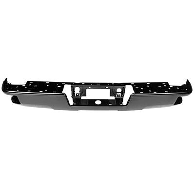 Bumper Rear Black Ptm With Corner Step Without Sensor For Gmc - GM1102565