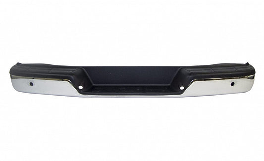Bumper Face Bar Rear Chrome With Sensor Without Blind Spot For Gmc - GM1103172