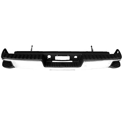 Bumper Rear Assy Chrome With Corner Step Without Sensor For Gmc - GM1103176U