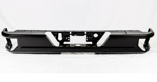 Bumper Rear Assy Chrome With Blind Spot Brackets Dual Exhaust For Gmc - GM1103219
