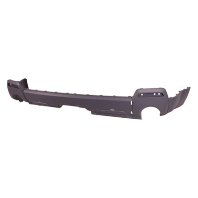 Valance Rear Matte-Dk Gray With Dual Exh With Chrome Pkg Capa For Gmc - gm1195114c