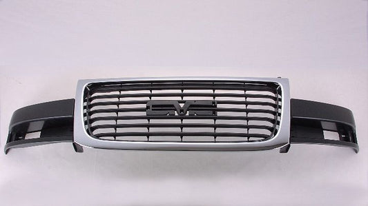 Grille Composite Chrome/Black For Gmc - GM1200532