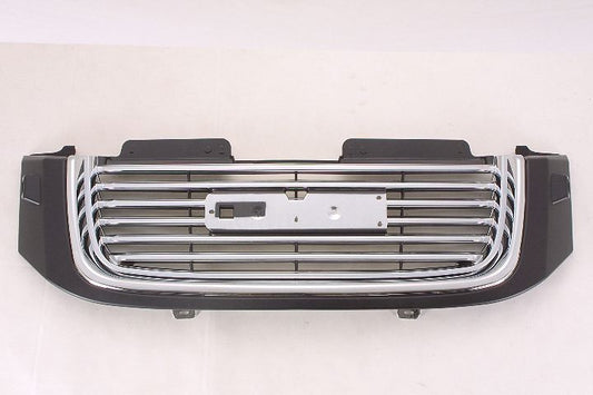 Grille Chrome/Black With Black Frontame With H/L Washer Hole For Gmc - GM1200605