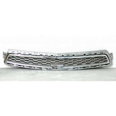 Grille Upper Ltz Model Silver-Gray With Chrome Moulding For Chevrolet - gm1200648