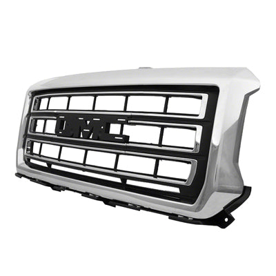 Grille Chrome Frontame/Black Bars Base/Sle/Slt For Gmc - GM1200687