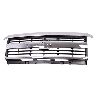 Grille With Chrome Black Moulding Matte Dark Gray Ltz For Chevrolet - gm1200700