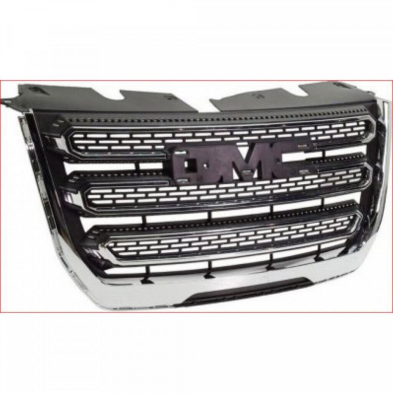 Grille Chrome Center Horizontal Moulding With Chrome Frontame Slt Model For Gmc - GM1200724