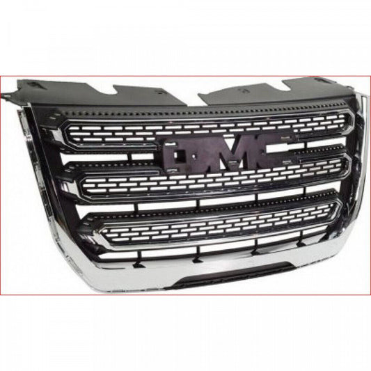 Grille Chrome Center Horizontal Moulding With Chrome Frontame Slt Model For Gmc - GM1200724
