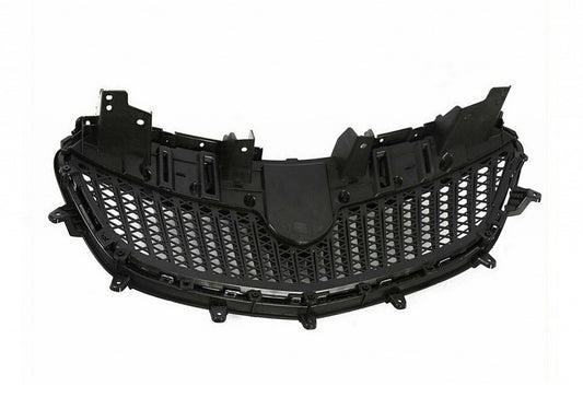 Grille Black With Chrome Inner/Outer Moulding Includes Upper Mount Panel For Buick - GM1200755
