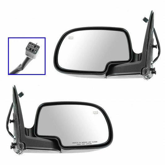 Door Mirror Driver Side Power Htd Manual Fold Without Pud Ptm For Chevrolet - GM1320251