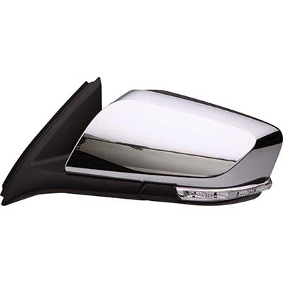 Door Mirror Driver Side Power Htd With Signal/Puddle Without Dimming Glass Chrome For Chevrolet - GM1320460
