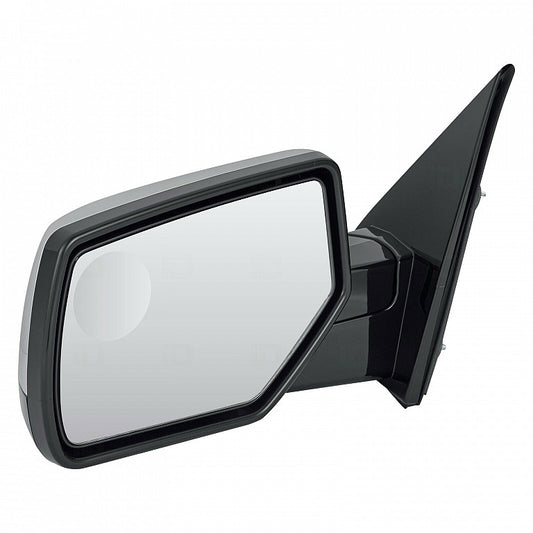 Door Mirror Driver Side Power Htd Chrome With Blind Spot Manual Fold For Gmc - GM1320506