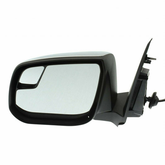 Door Mirror Driver Side Power Std Type With Chrome Cap/Spotter Mirror 6-Hole 5-Pin Plug For Chevrolet - GM1320524