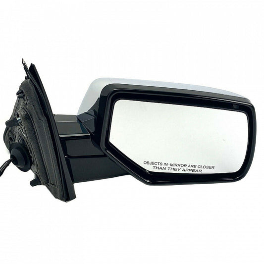 Door Mirror Passenger Side Power Htd Chrome Manual Fold For Gmc - GM1321506