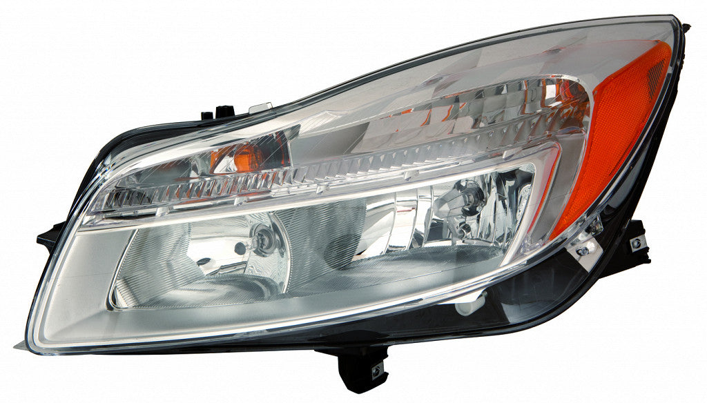 Head Lamp Driver Side Halogen Capareturn Restricted - Final Sale - No Warranty Coverage For Buick - GM2502353C