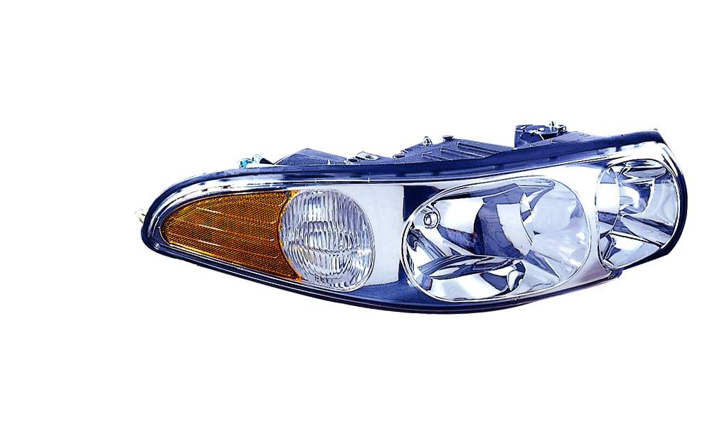 Head Lamp Passenger Side Ltd Model With Fluted High Beam Surface With Marker High Quality For Buick - GM2503210