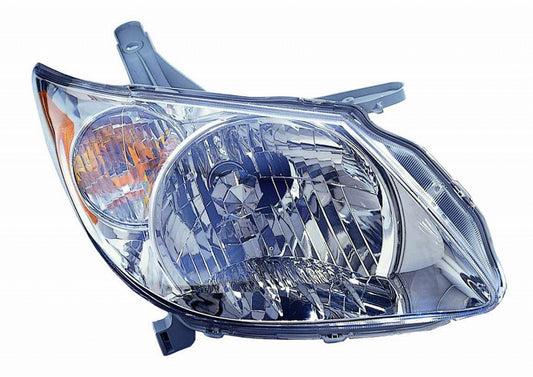 Head Lamp Passenger Side Chrome Housing For Pontiac - GM2503249V