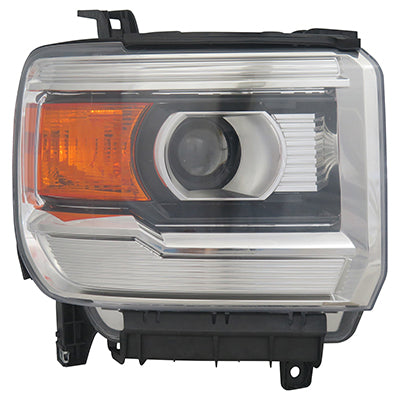 Head Lamp Passenger Side Halogen Without Led Capareturn Restricted - Final Sale - No Warranty Coverage For Gmc - GM2503394C