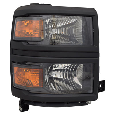 Head Lamp Passenger Side Ls Model Black Capareturn Restricted - Final Sale - No Warranty Coverage For Chevrolet - GM2503395C